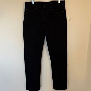 Men's Black Jeans - Classic Straight Fit Relaxed Staple Classic
